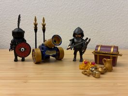 Playmobil Ritter Set mit Kanone und Zubehör