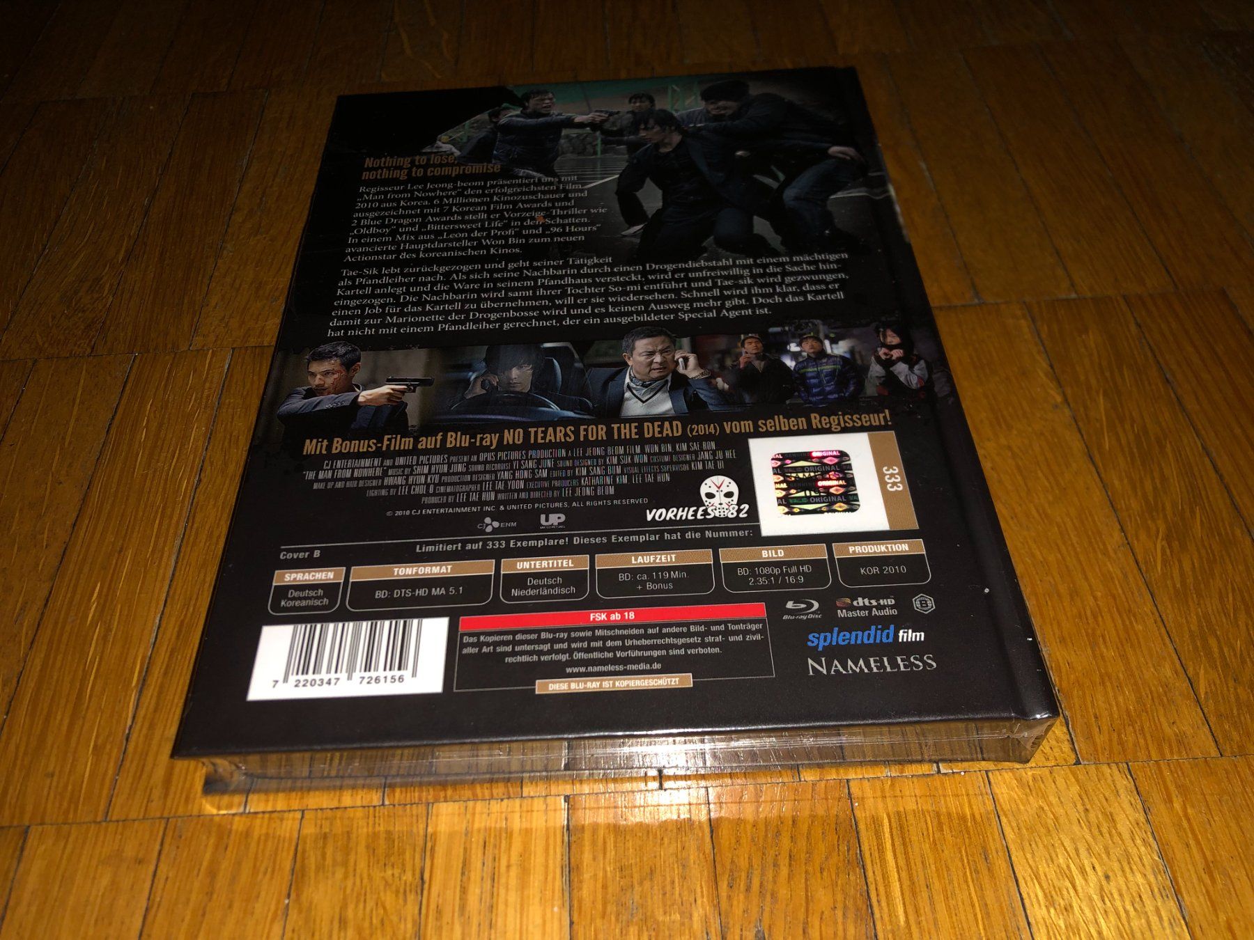 Alle DVDs: The Man from Nowhere - MEDIABOOK - B - UNCUT – Neu und originalverpackt aus Basel von havsok 1