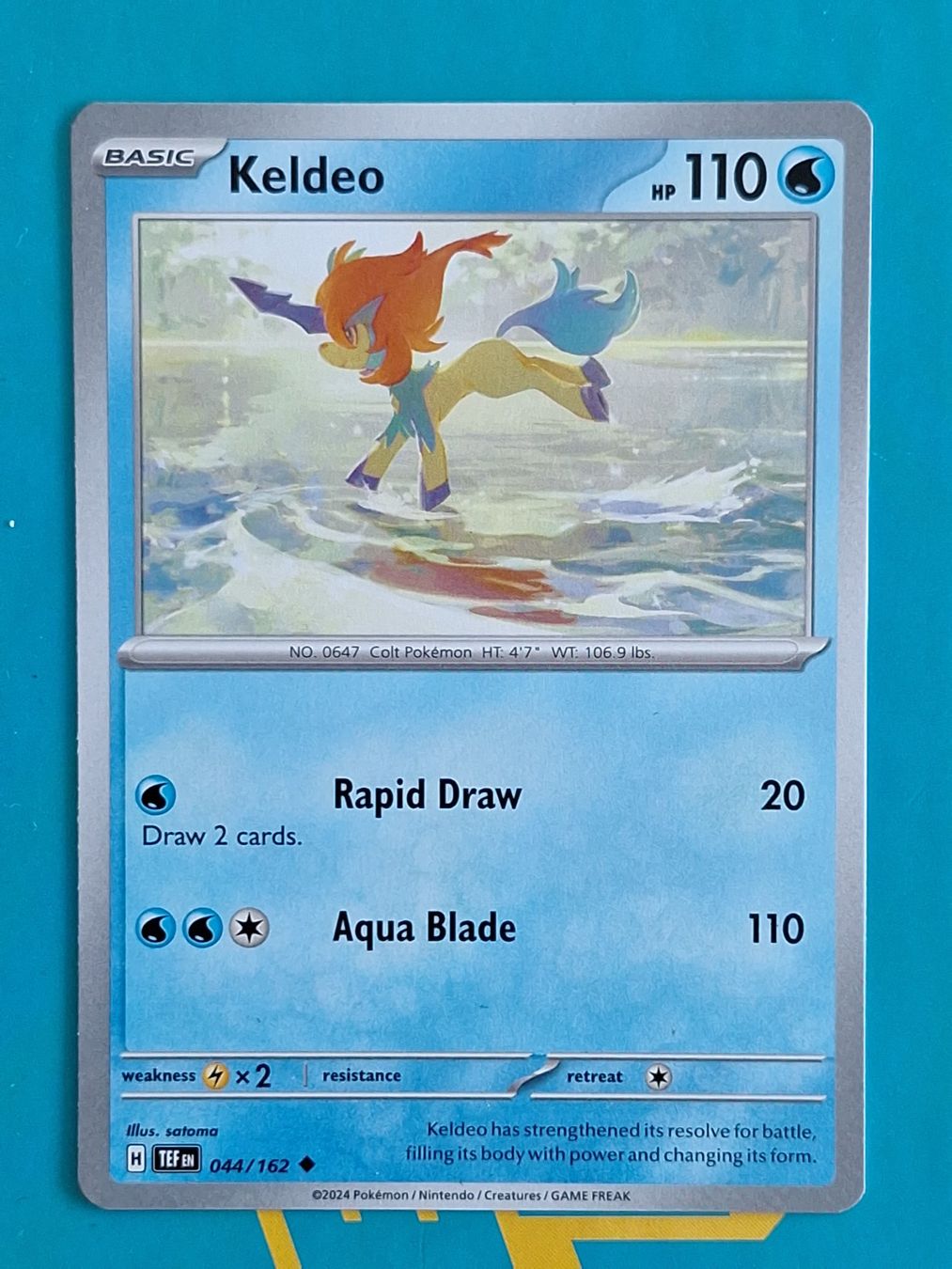 Pokémon Carte collezionabili: Keldeo - Temporal Forces Pokemon - #7.1 – Usato da Altstätten SG venduto da GGsGameshop