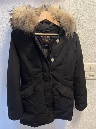 Winterjacke Woolrich Parka Damen schwarz Gr. S