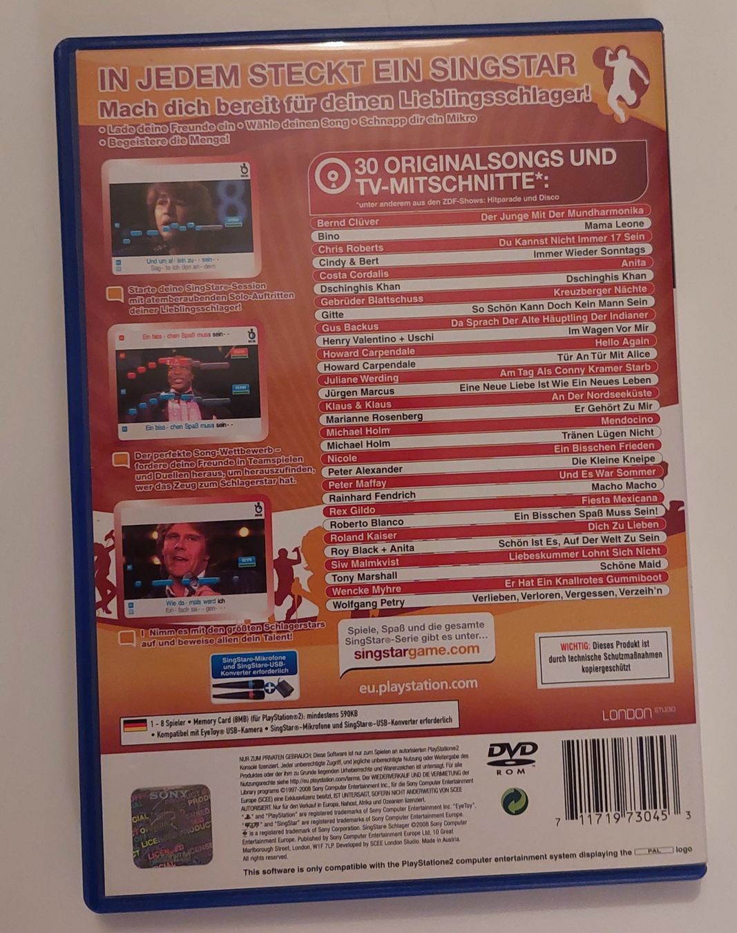 Spiele: Singstar Schlager PS2 – Gebraucht aus Köniz von Hit24 2