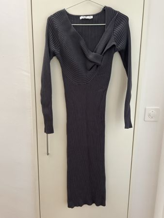 Asymmetrisches Strickkleid Gr. XS von NAKD