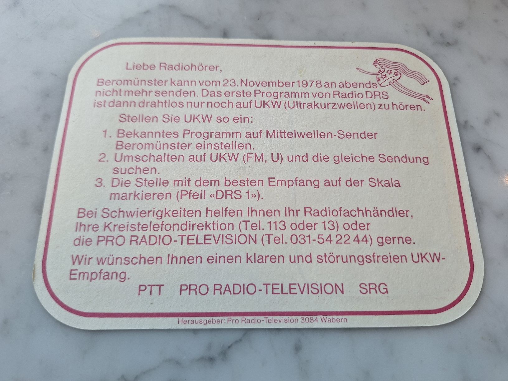 Aufkleber: Kult Kleber UKFee bringt UKW – Gebraucht aus Schaffhausen von RicardoSchaffhausen 1