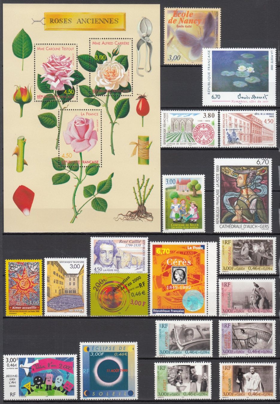 Tous les timbres: Frankreich 1999 postfrisch – D'occasion à Bürglen TG par StampGraf 1