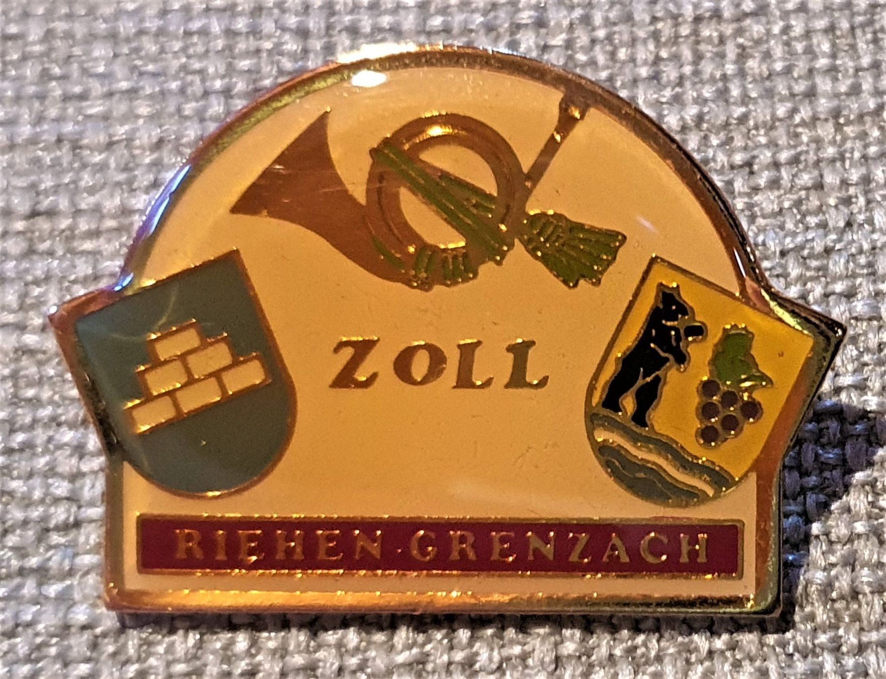 Placchette & Badge: M407 - Pin ZOLL Riehen / Grenzach – Usato da Reinach BL venduto da Boston-Verkauf