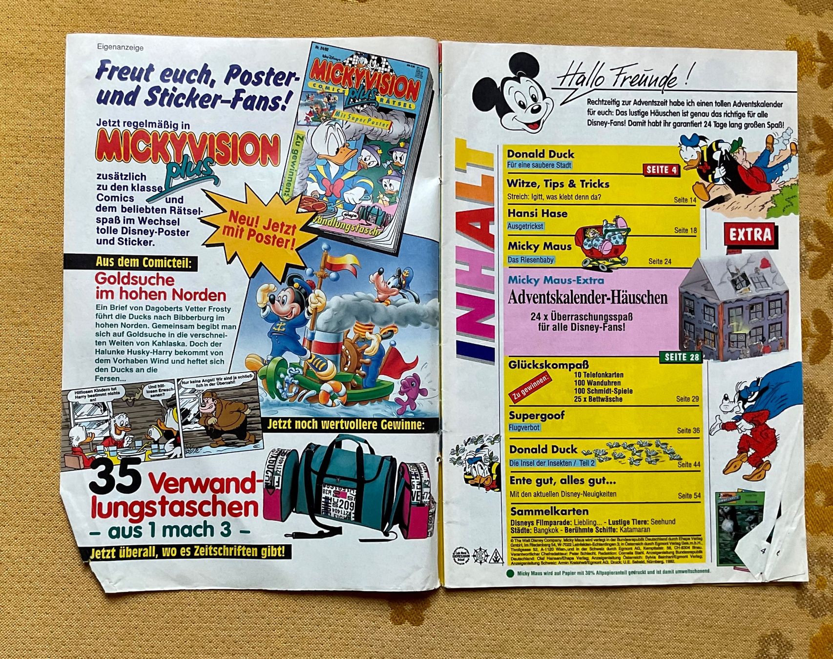Fumetti: Micky Maus Heft Nr 49 von 1992 – Usato da Endingen venduto da nathan05 1