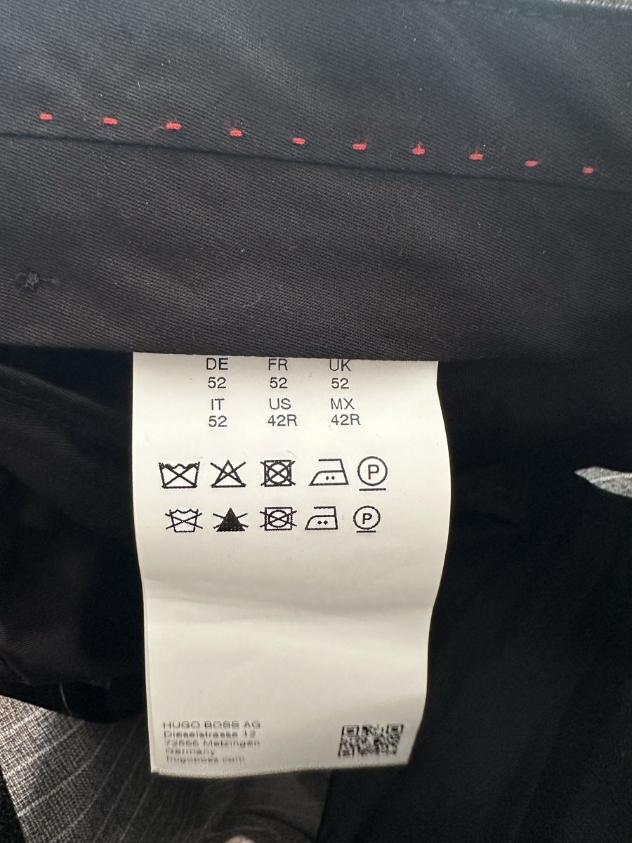 Hugo Boss Completi: Hugo Boss Anzug Grau Weiss gestreift – Nuovo (secondo la descrizione) da Adlikon b.Regensdf venduto da sil_5gp9 4