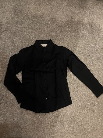 NEU Schwarze Bluse von Russell Collection, Gr. S