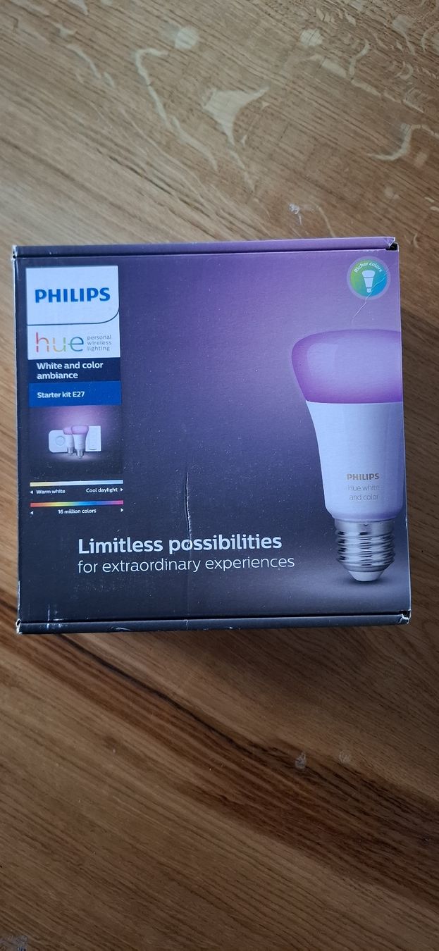 Philips Lampen: Philips Hue White and Color Ambiance E27 starterset  – Neu und originalverpackt aus Guntershausen von Jtattoo