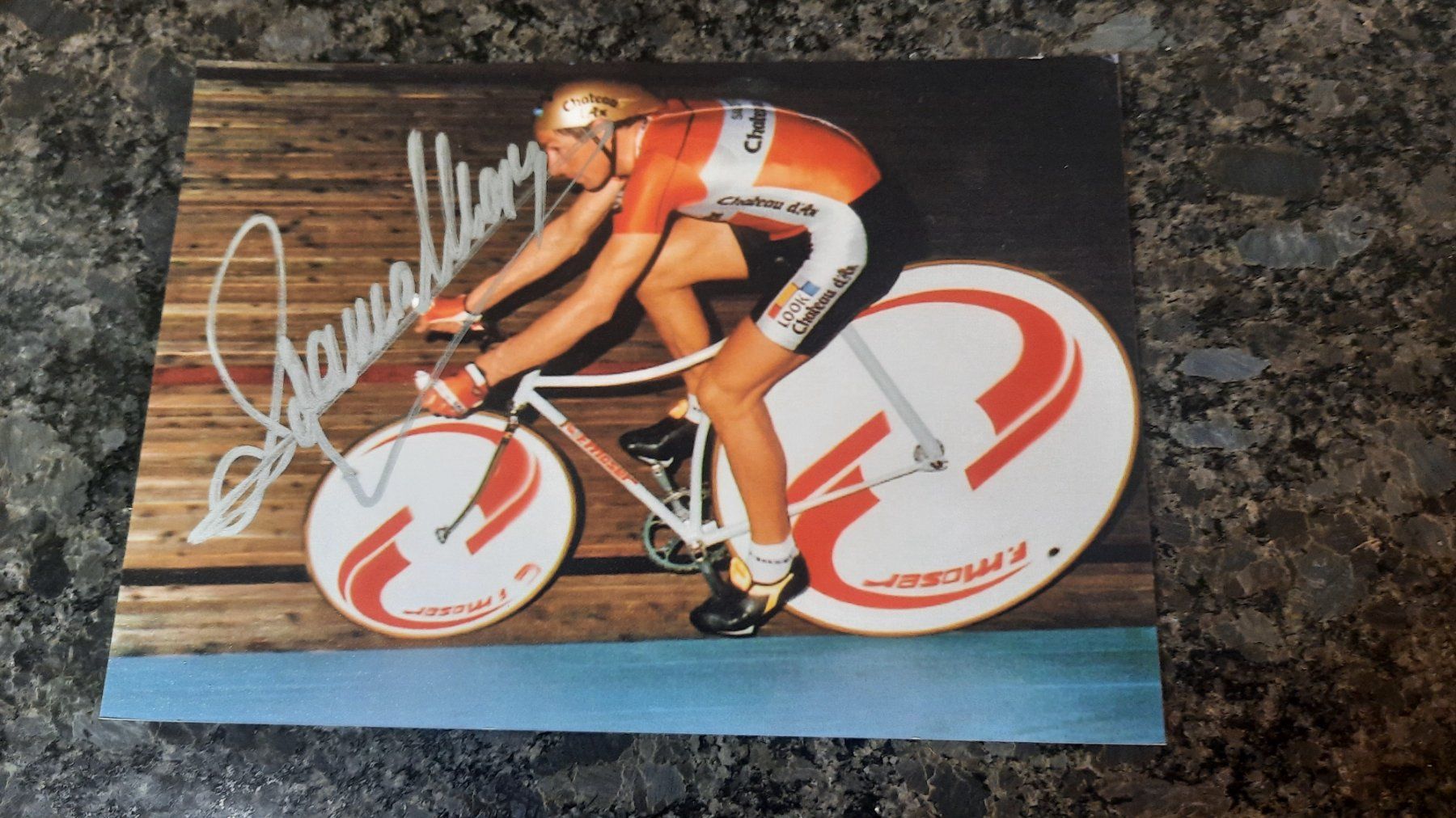 Autographes: Autogramm Francesco Moser – D'occasion à Schmerikon par Olympia04