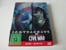 Captain America 3 - Civil War 3D (Blu-Ray Steelbook)