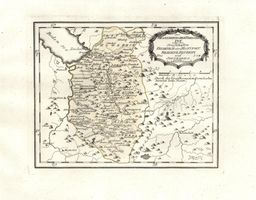 Bodensee Voralberg Kupferstichkarte von   Reilly
