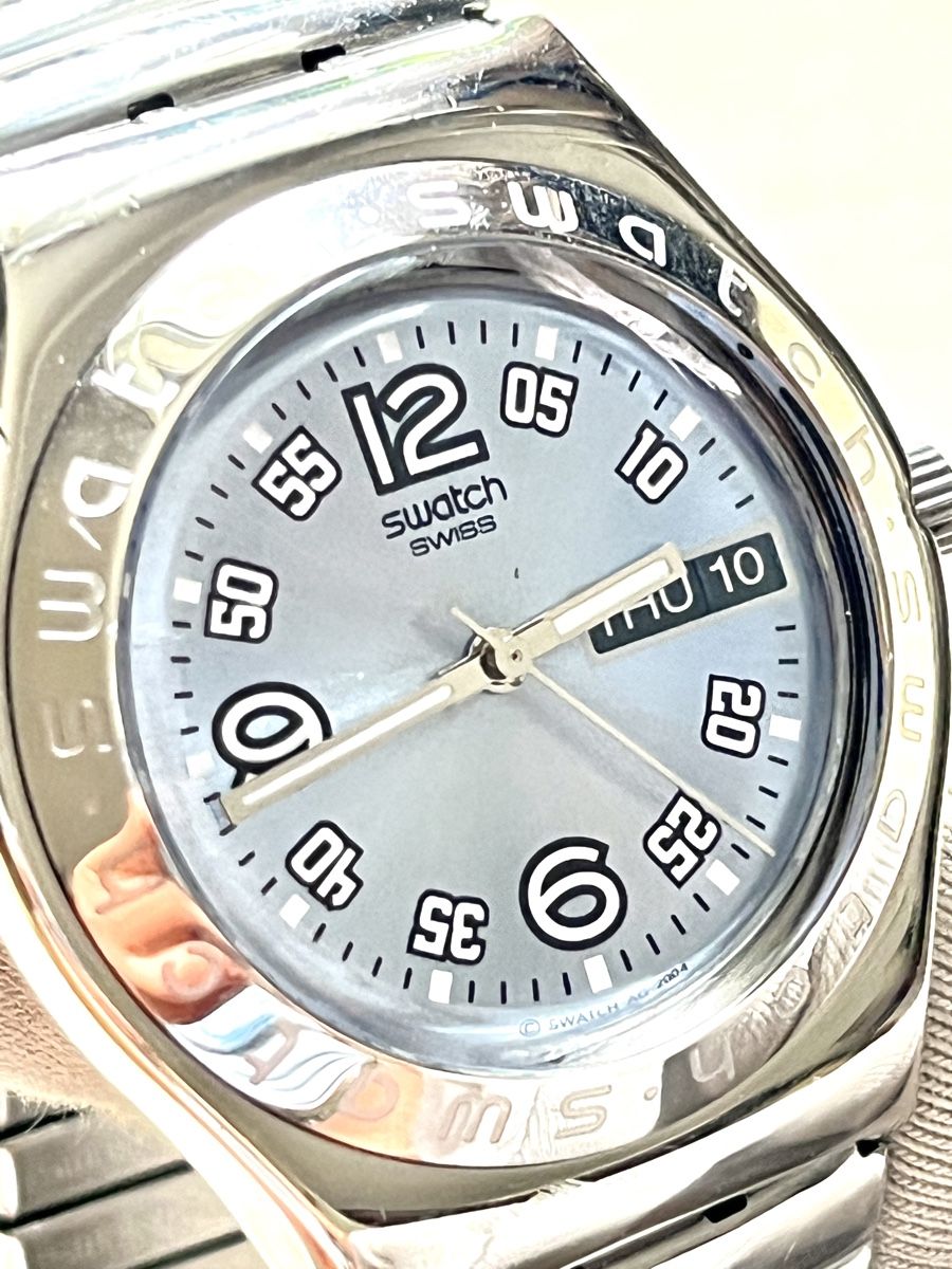 Swatch Uhren: Swatch Uhr Silber Metall Armband  – Gebraucht aus Grenchen von chththl 5