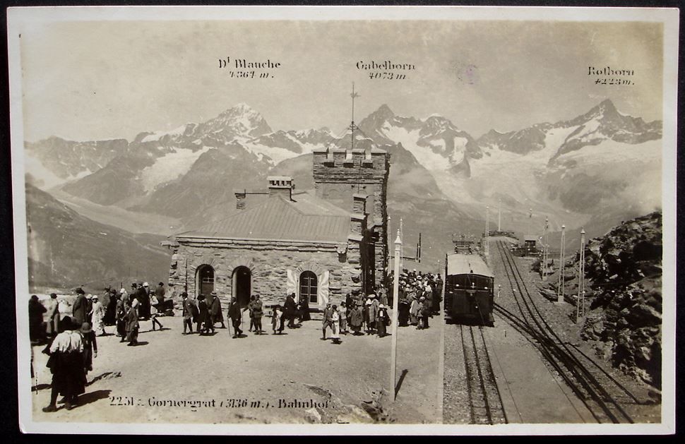 Cartoline postali: ZERMATT Gornergratbahn - Bahnhof – Nuovo (secondo la descrizione) da Jona venduto da philajona