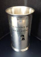 Zinnbecher 10cm - Geschenk zur Eisernen Hochzeit