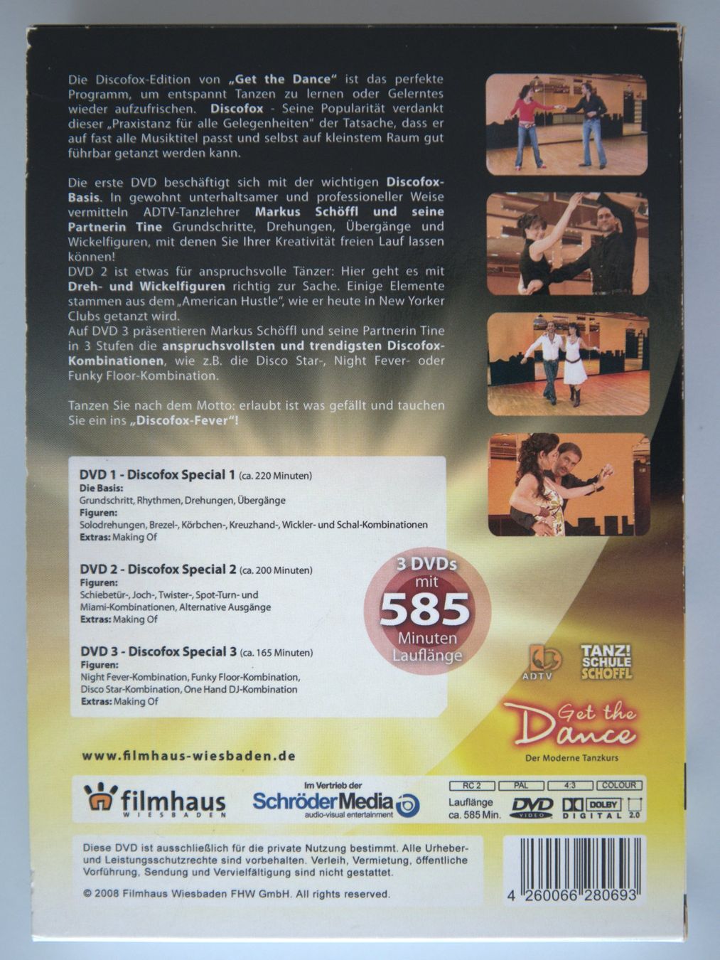 Tutti i DVDs: Tanzen lernen mit Markus Schöffl – Usato da Wädenswil venduto da vy54 4