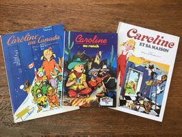 3 livres jeunesse vintage Caroline au ranch, au Canada …