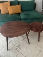 Zara Home Vintage Couchtische Set Beistelltisch Nussbaum
