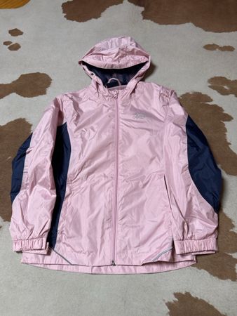 Pinke Regenjacke für Mädchen, Grösse 134 / 140