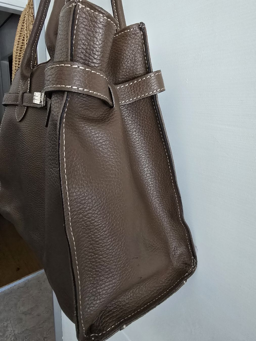 Borse da donna: Handtasche Leder taupe – Usato da Oberweningen venduto da tigerwutz 2