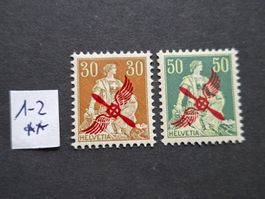 Flugpost Nr. 1-2 ** LUXUS ab 1.-!!!