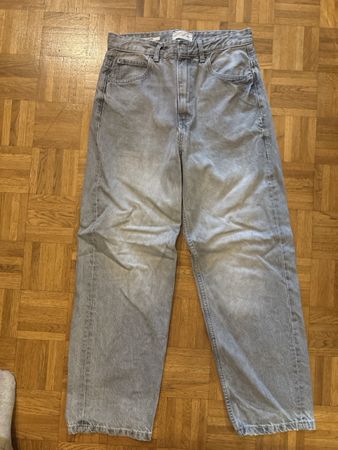 Jean Pull&Bear gris délavé coupe large taille 44 EU