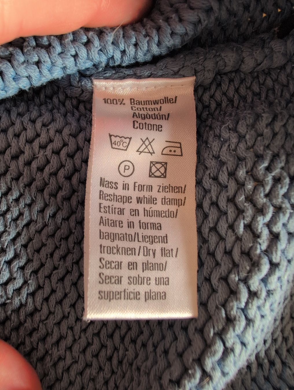 Maglioni & Felpe: Marc O’Polo Rollkragenpullover, Grösse M, blau – Usato da Chur venduto da Eona4 2