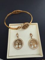 Schmuckset Lebensbaum gold