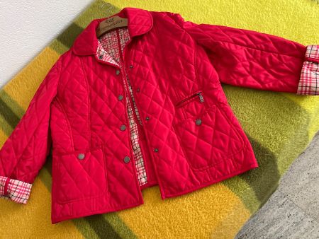 Steppjacke Clarina Collection rot gr 38