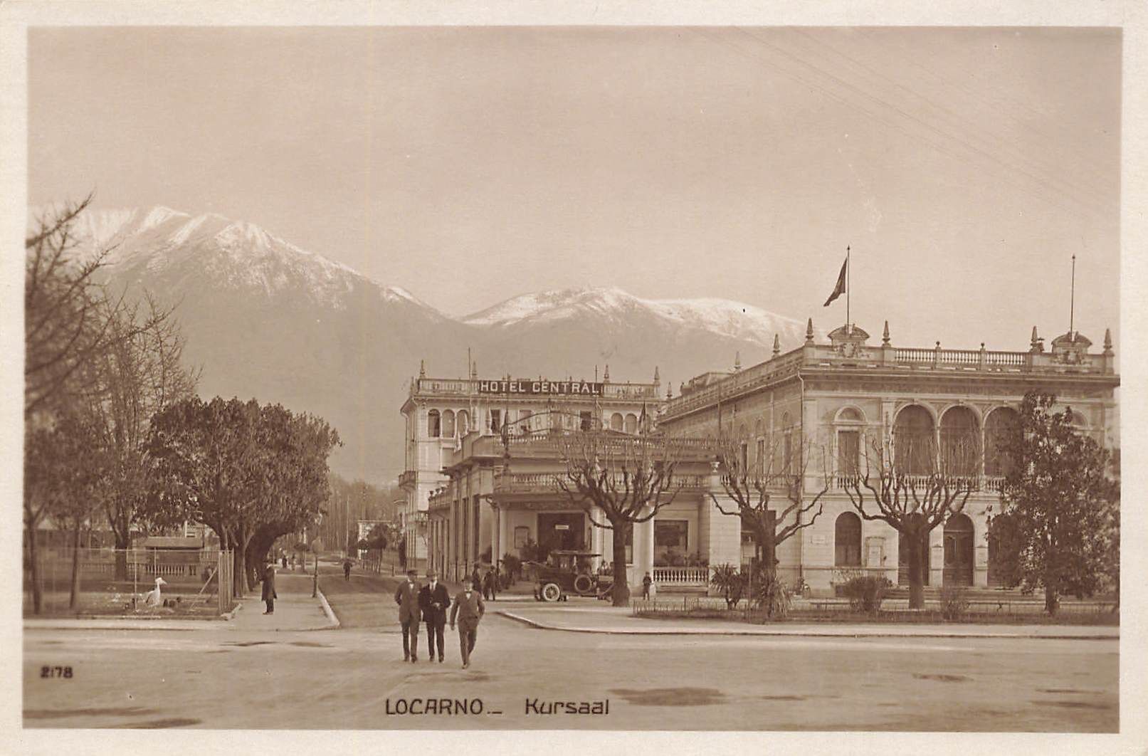 Ansichtskarten: Locarno kursaal auto Oldtimer – Gebraucht aus Biasca von Blenio71