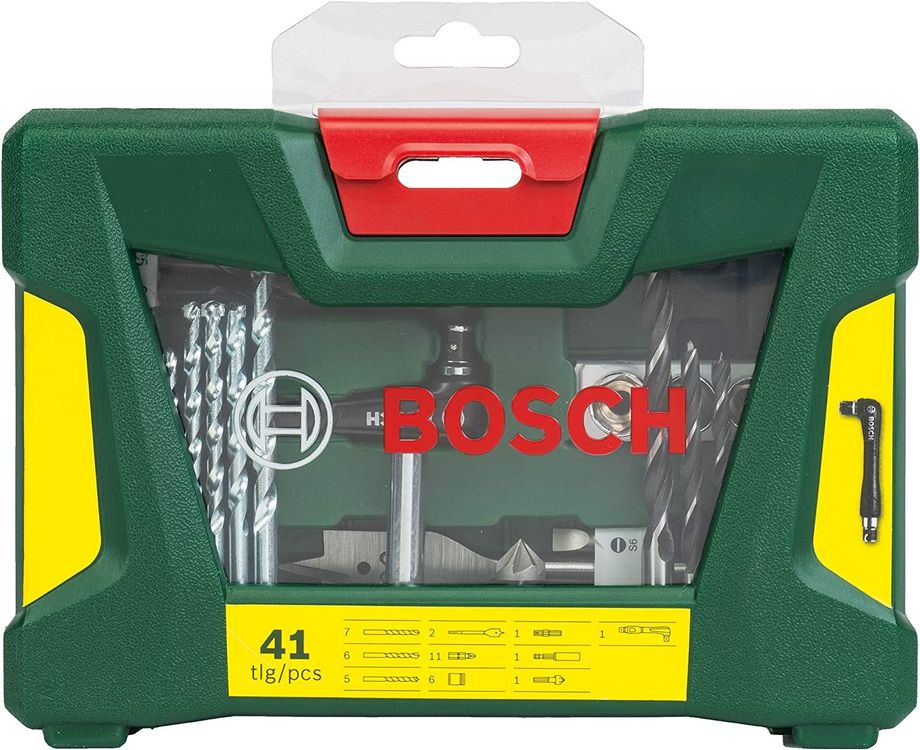 TEKTON 37-teiliges Bit-Set – 1/4-Zoll Bit-Treiber Mit Koffer, Kreuzschlitz, Schlitz, Sechskant, Torx