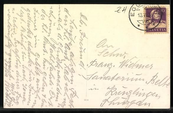 Cartoline postali: Egg /ZH, Blick auf die St. Antoniuskirch – Usato da Berlin venduto da bartko-reher 1