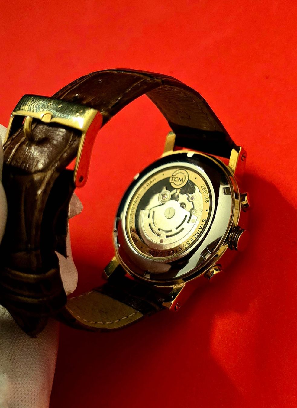 Tissot Uhren: TEMPO DORO MECCANICO AUTOMATIC CHRONOGRAPH HERREN UHR – Gebraucht aus Neftenbach von Taschen-Uhren 2