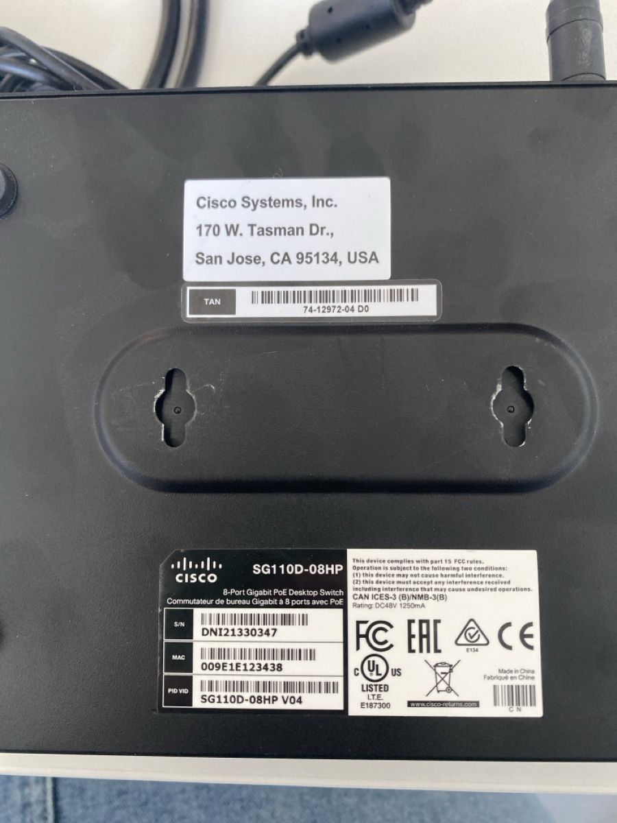Cisco Hub & Switch: CISCO 8-port gigabit switch – Nuovo (secondo la descrizione) da Rüschlikon venduto da christin500 3