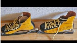 Patins à glace Graf vintage jaunes pointure 44