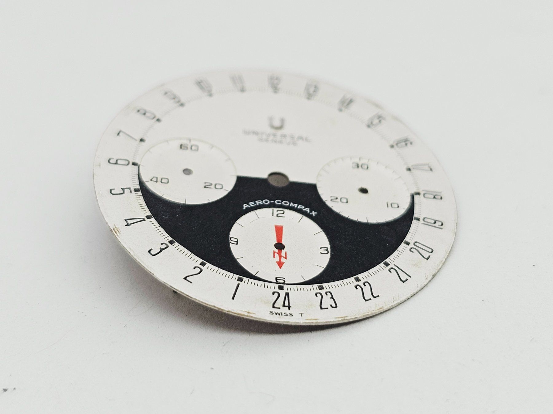 Universal Genève Orologi: Universal Geneve Aero-Compax Zifferblatt – Usato da Bassersdorf venduto da AnkerWatch 2
