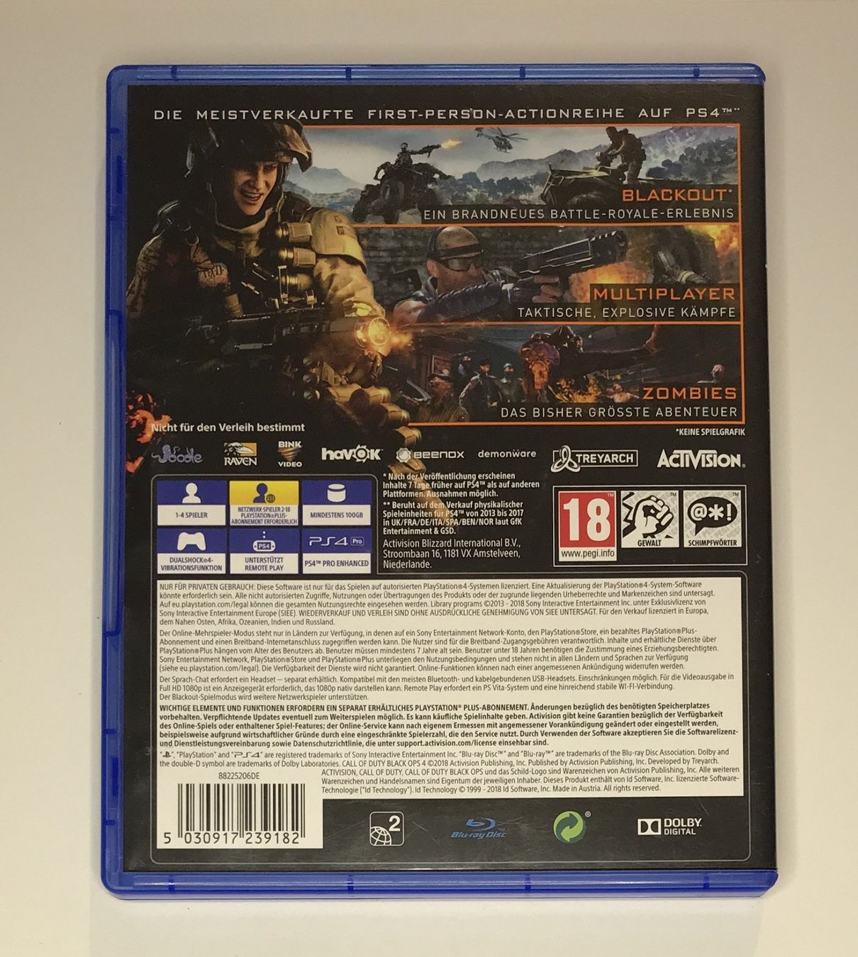Spiele: PS4 - Call of Duty: Black Ops 4 – Gebraucht aus Allschwil von Bullach 2
