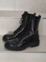 Tod's Lederstiefel, schwarz - Damenschuhe
