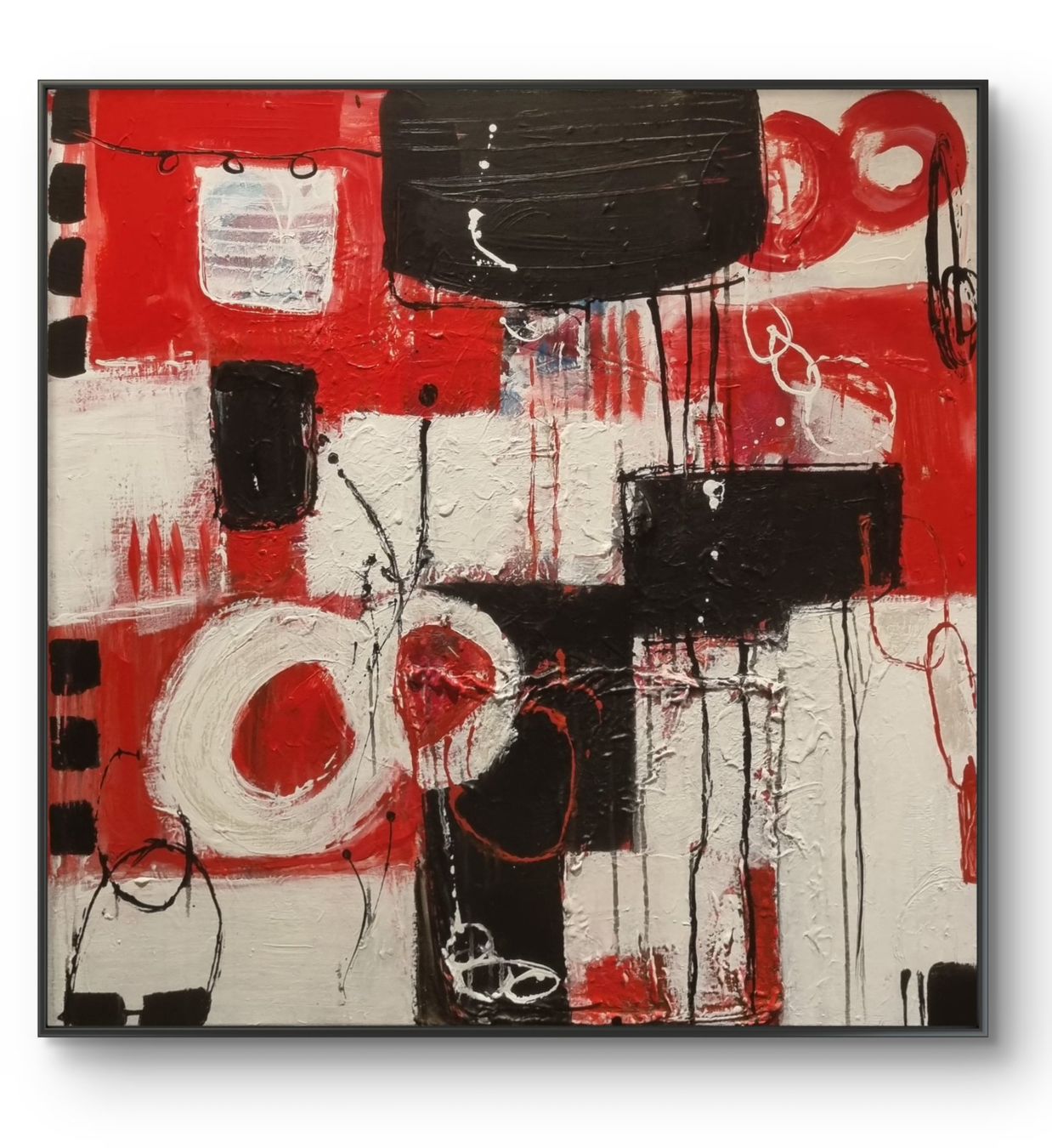 Dipinti: Originales abstraktes Bild 80x80cm – Nuovo (secondo la descrizione) da Urdorf venduto da Contra8 1