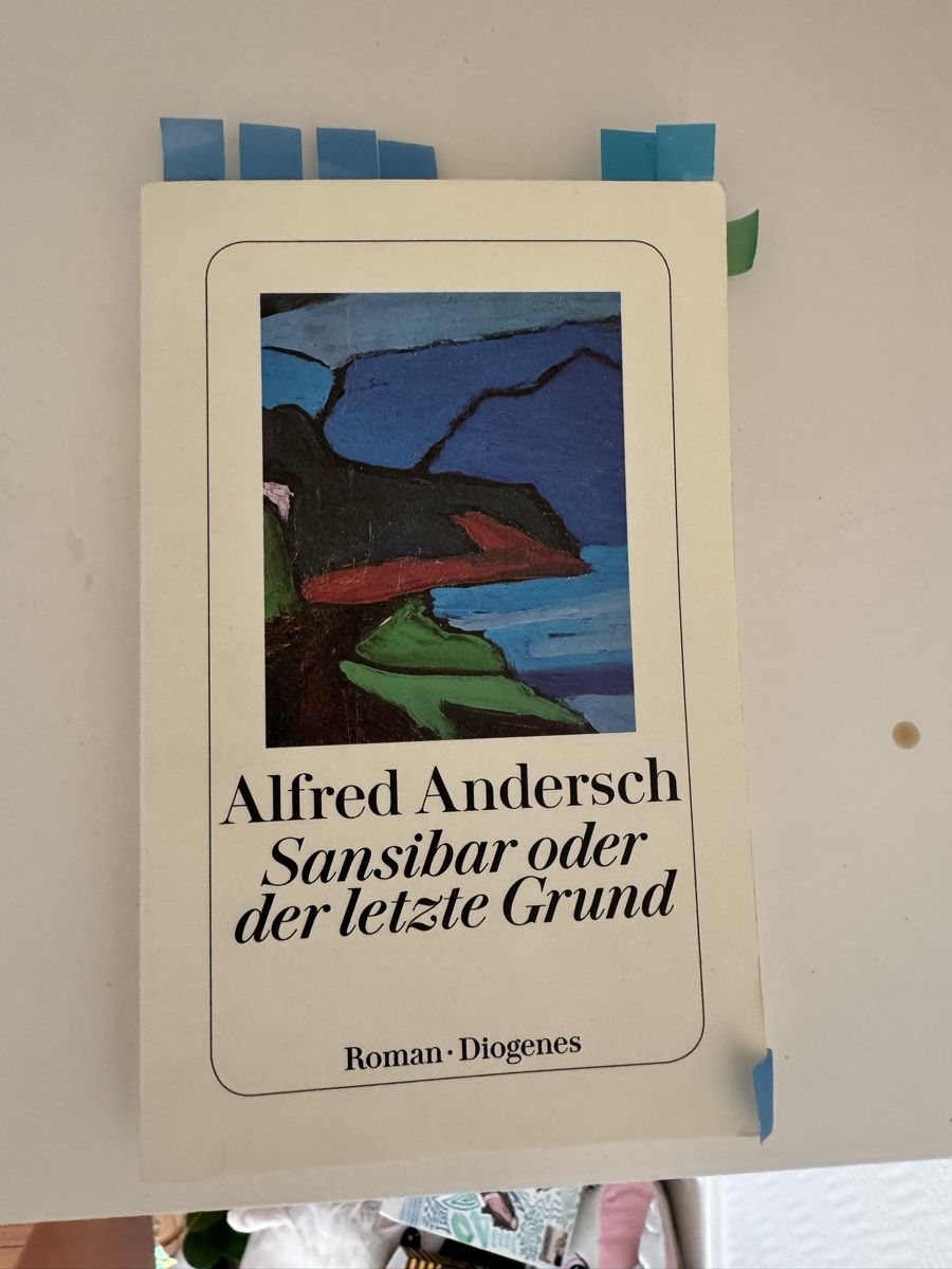 Livres: Buch Alfred Andersch Sansibar oder der letzte Grund Roman – D'occasion à Zürich par cha_zf9f