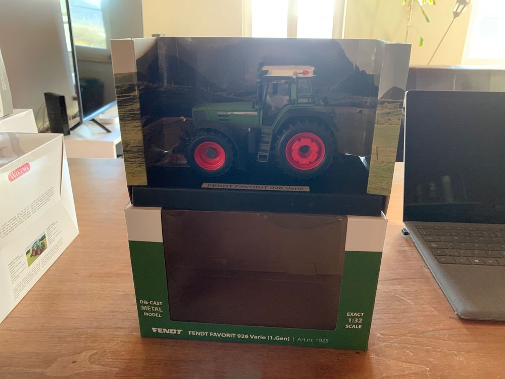 Für Weise-Toys 1001 Fendt Favorit 514C LKW Auto 1/32 Druckguss-Modell Fertig-LKW