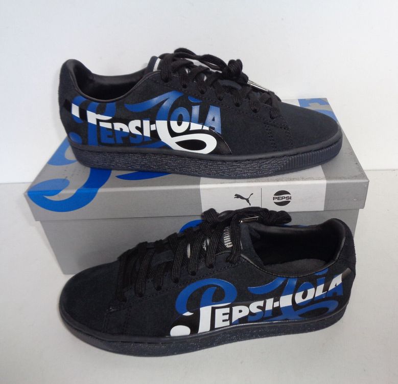Puma Scarpe da donna: Puma Suède Pepsi-Cola Femme Taille 37,5 – Nuovo e nell'imballaggio originale da Courgenay venduto da Romano-Athletics 1