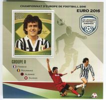 Block "Fussball. Michel Platini". Madagaskar