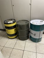 Blechfass 60L leer gebraucht Zustand gemischt