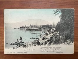 AK  ca. 1900 Neuchatel mit Gedicht ungelaufen  (G2558)