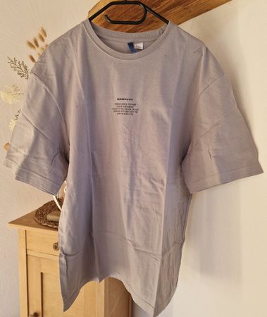 DIVIDED H& M Oversize T-Shirt Grau Top Zustand, L