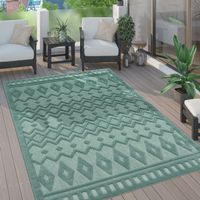 In & Outdoor Teppich 3D Effekt Boho Ethno 160x230