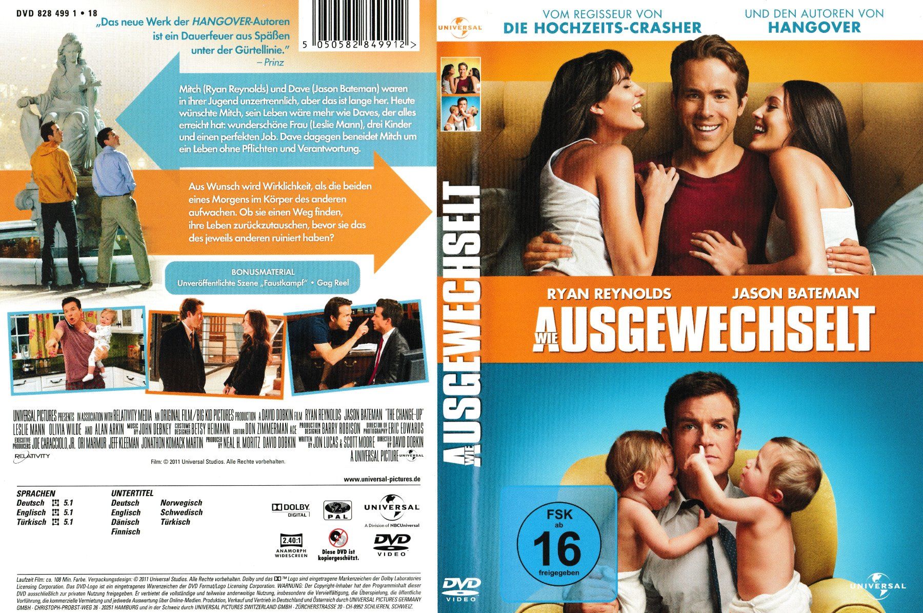 Alle DVDs: DVD - Wie ausgewechselt – Gebraucht aus Langnau am Albis von MediaRescuerKeLoX