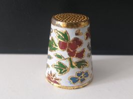 Dé à coudre cloisonné
