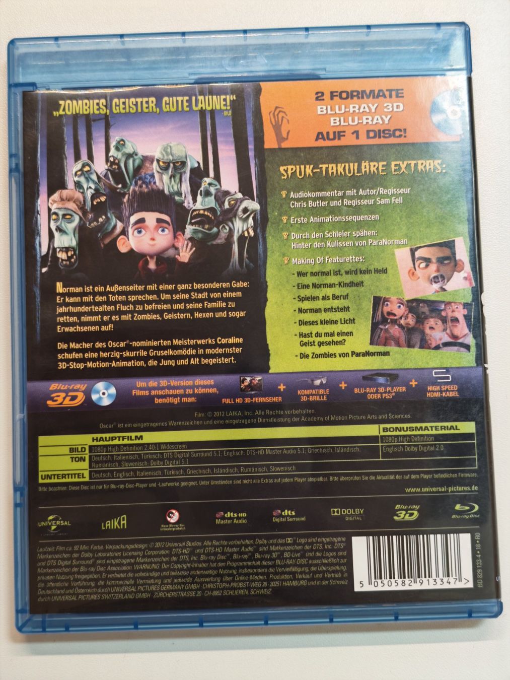 Alle DVDs: ParaNorman 3D/2D – Gebraucht aus Liestal von Kratzilla 2